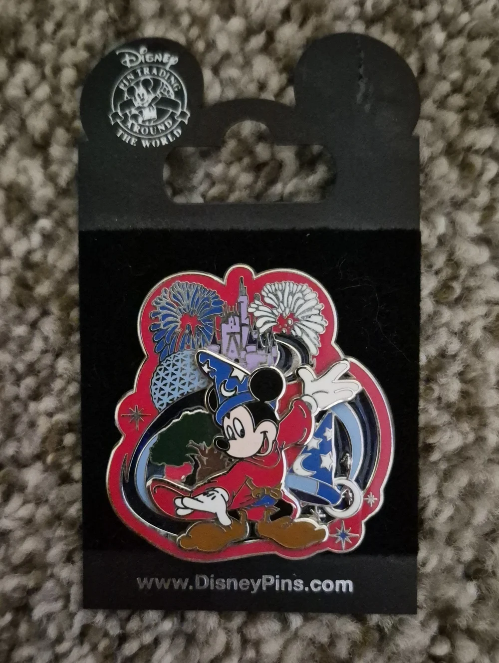 Walt Disney World - Sorcerer Mickey - Four Parks One World Pin